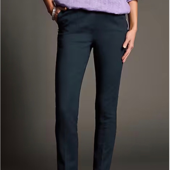 J. Jill Versatile Cotton-Stretch Slim-Leg Pants - Picture 1 of 7